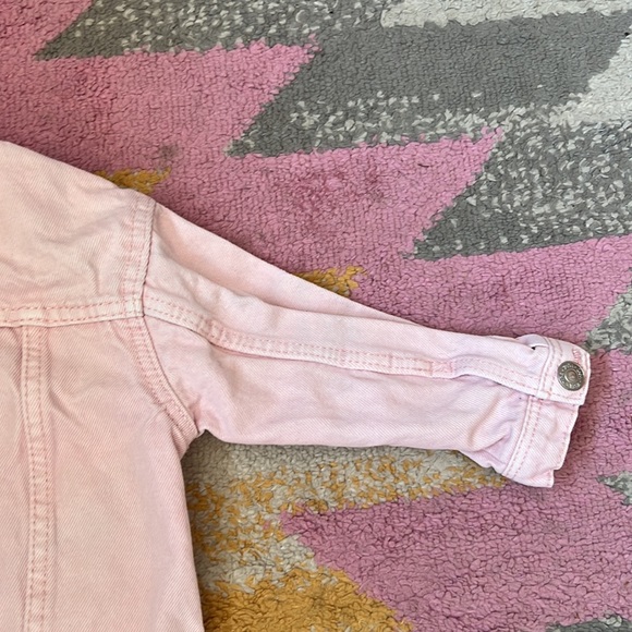 ZARA light pink vintage denim jacket - Picture 6 of 9